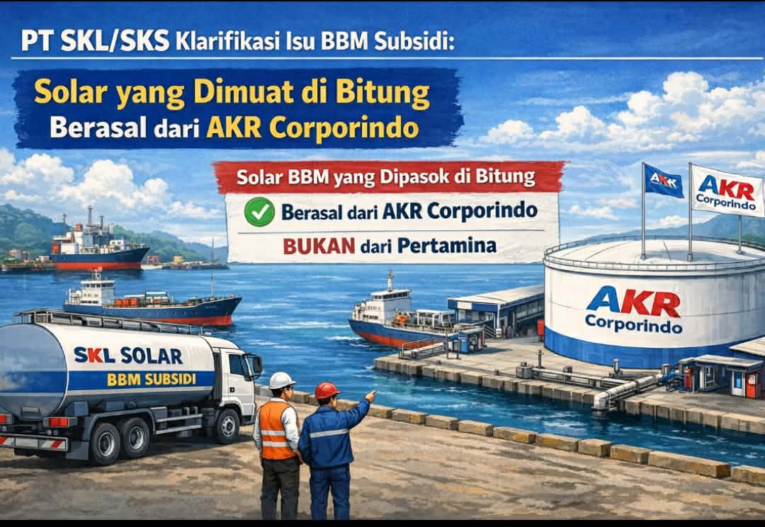 Dermaga Polairud Sulut PT. SKL/SKS Tegaskan Kegiatan Loading BBM Didermaga Polairud Adalah Legal dari Tebusan AKR Corporindo
